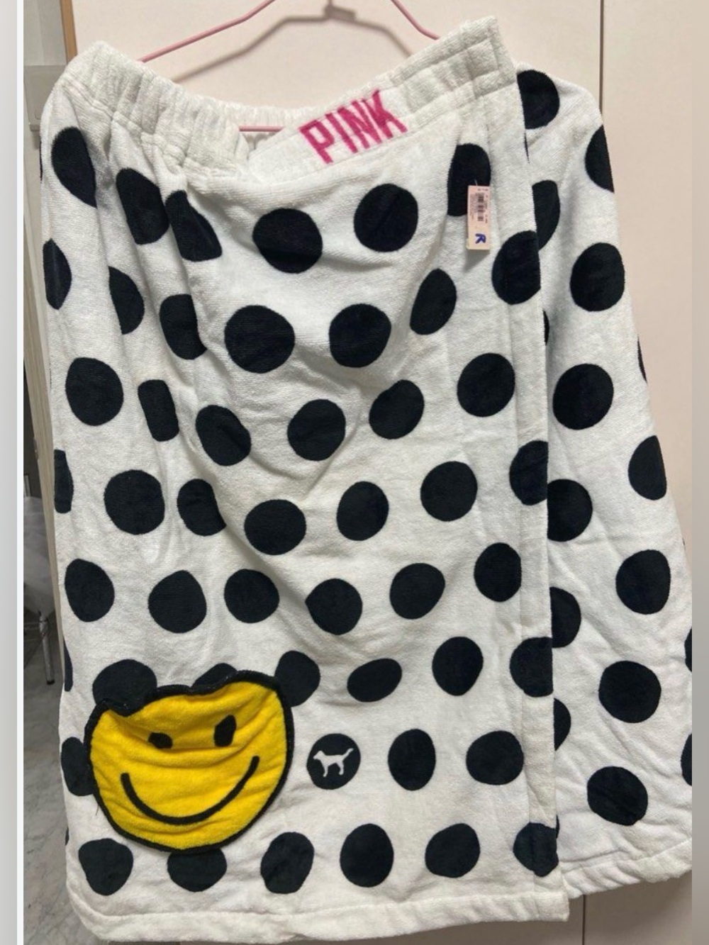 Victoria's Secret PINK plush spa wrap towel
